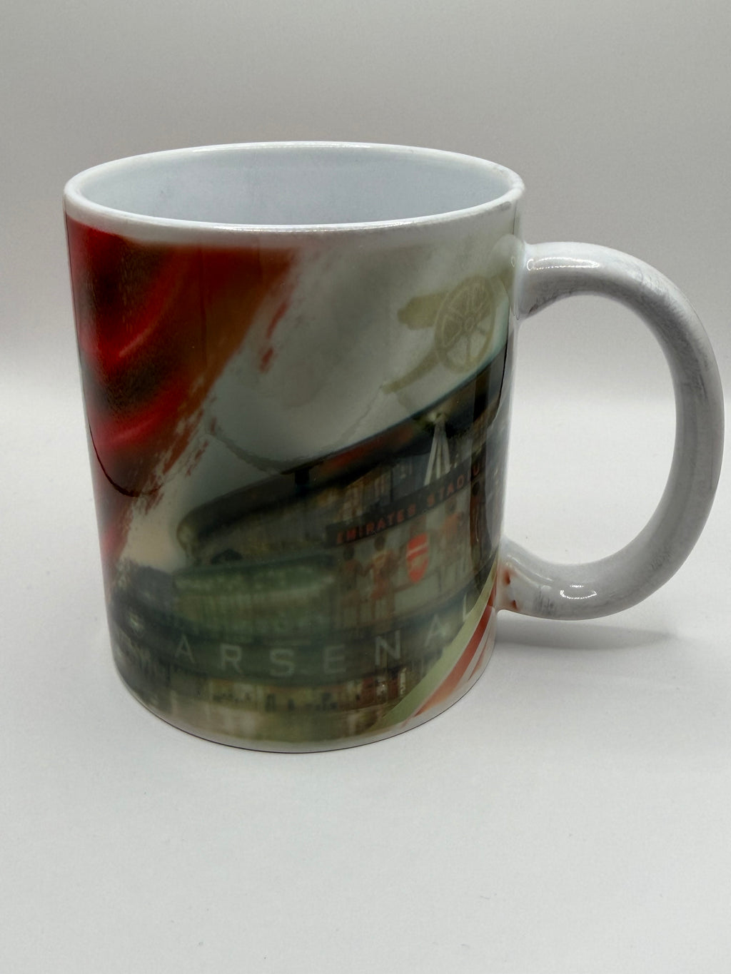 Arsenal mug damaged