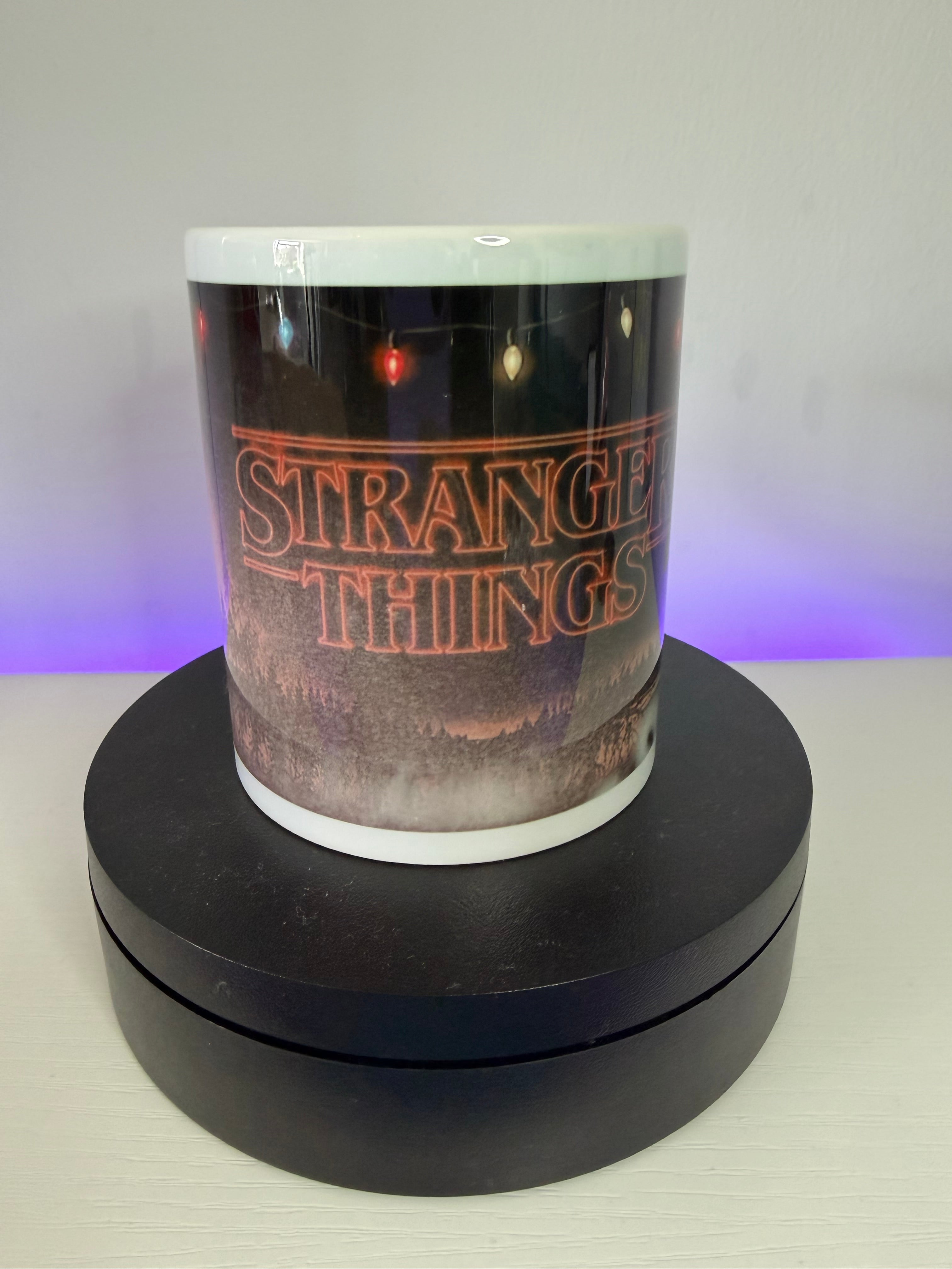 Stranger things sublimated mug damaged!