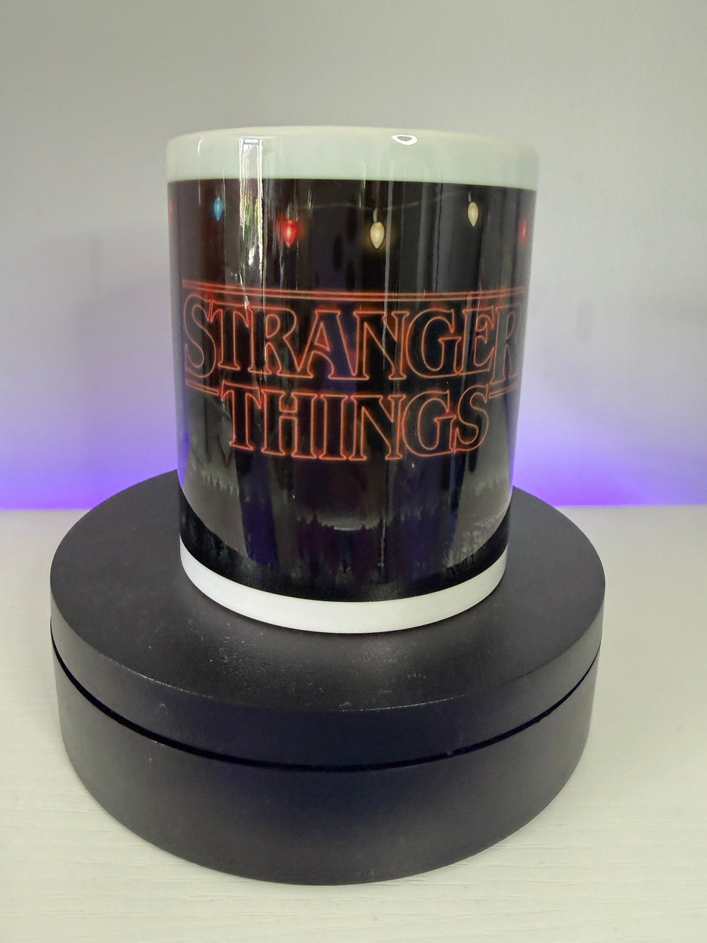 Stranger things sublimated mug damaged!