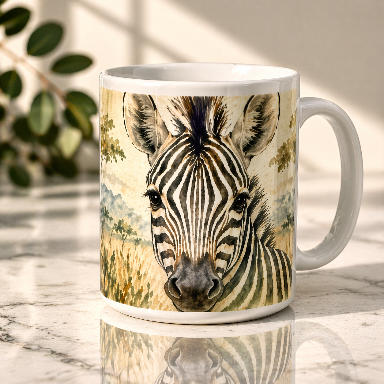 Zebra mug