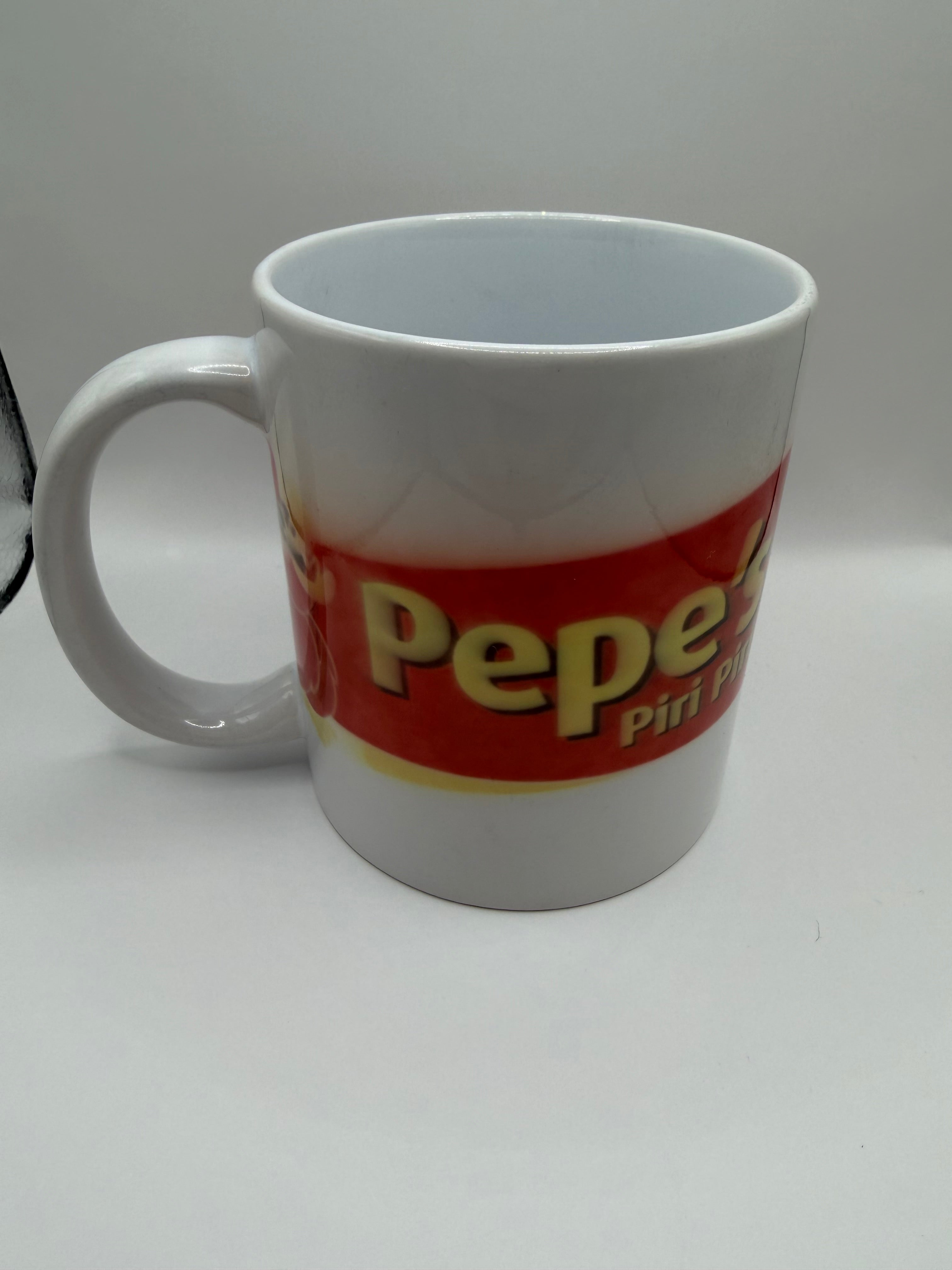 Pepes chicken shop mug damaged
