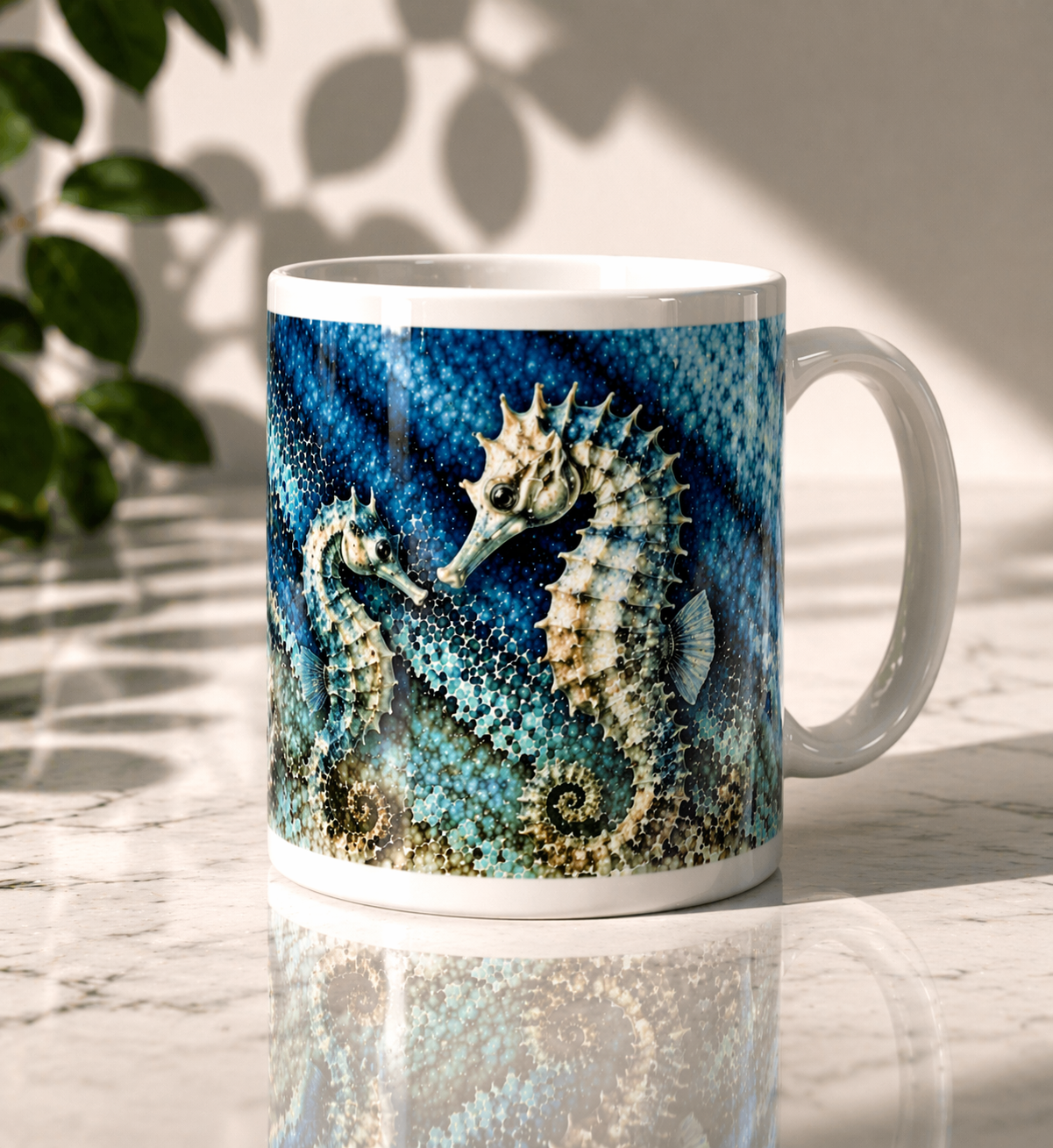 Seahorse mug