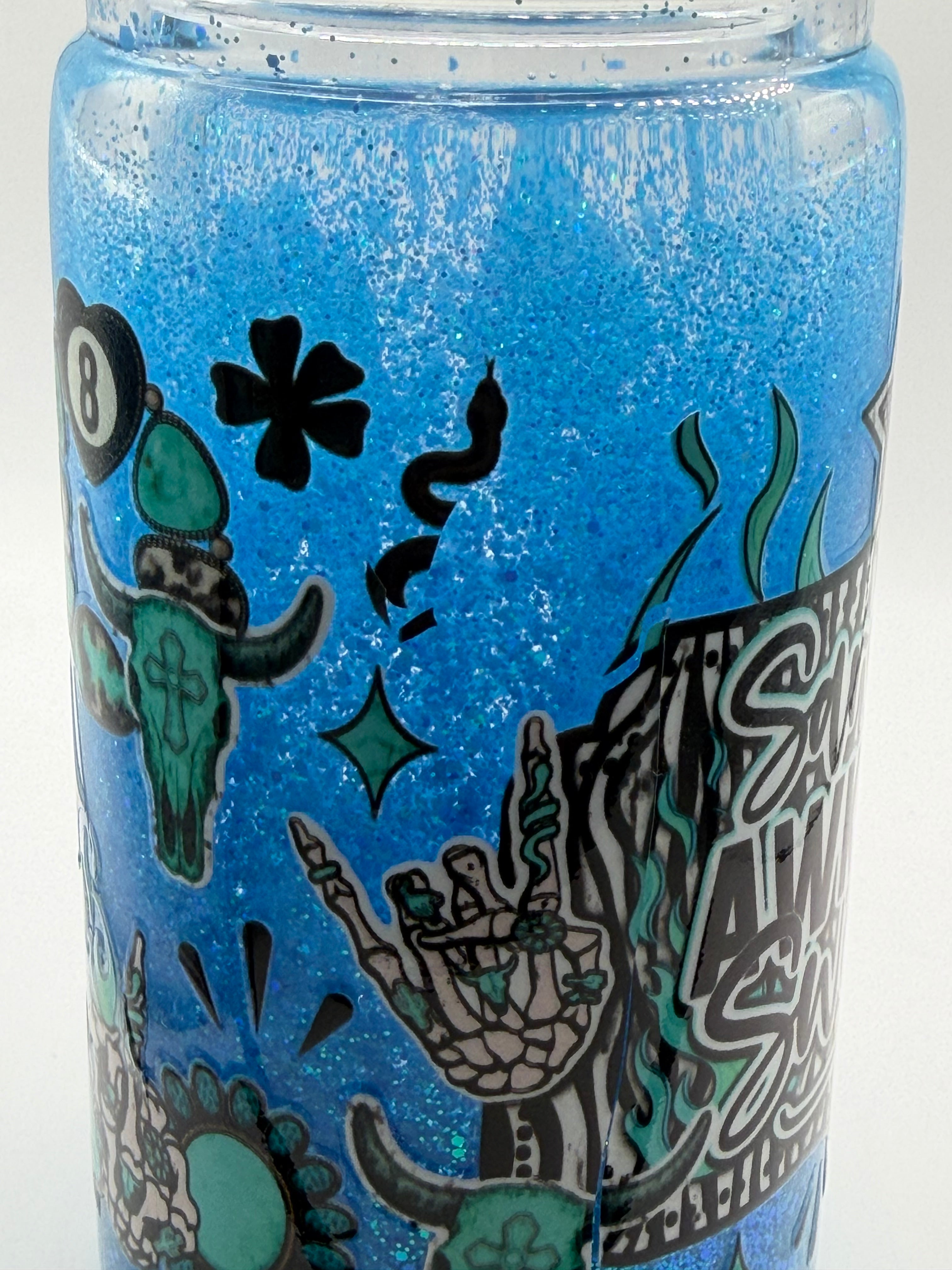 16oz snowglobe damaged