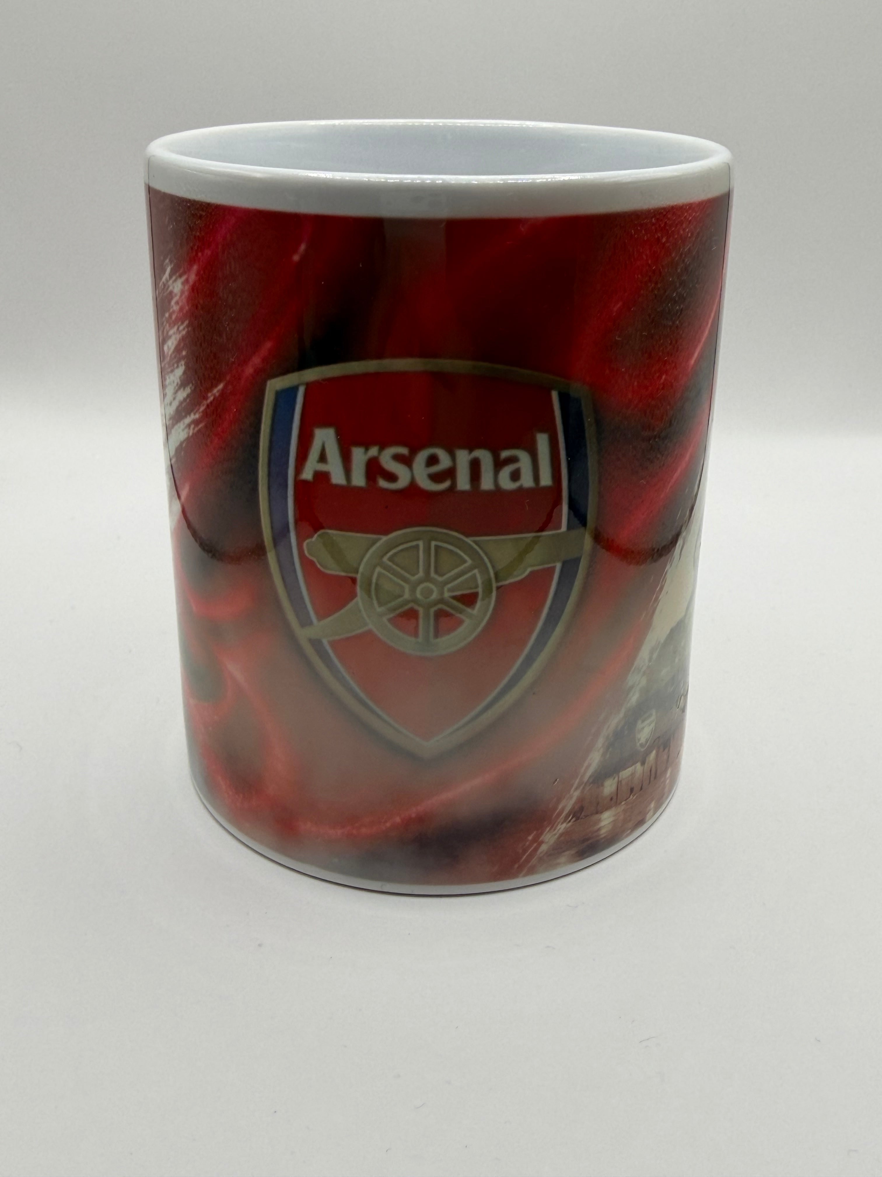 Arsenal mug damaged