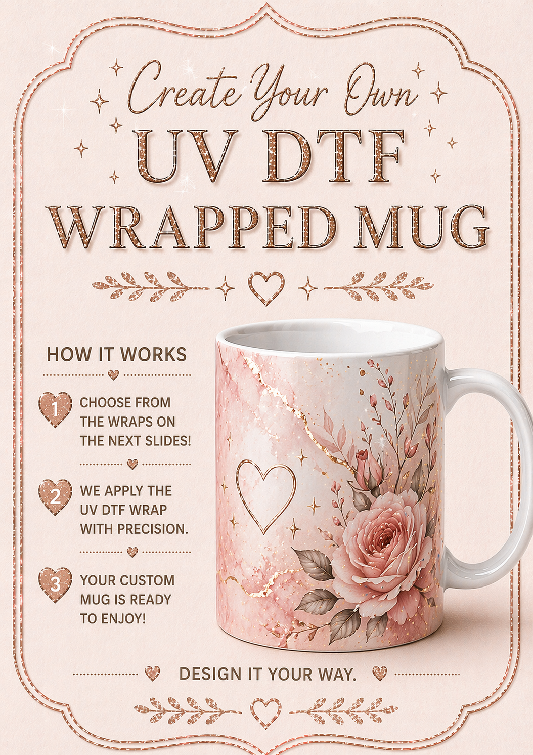 Create your own dtf wrapped mug!