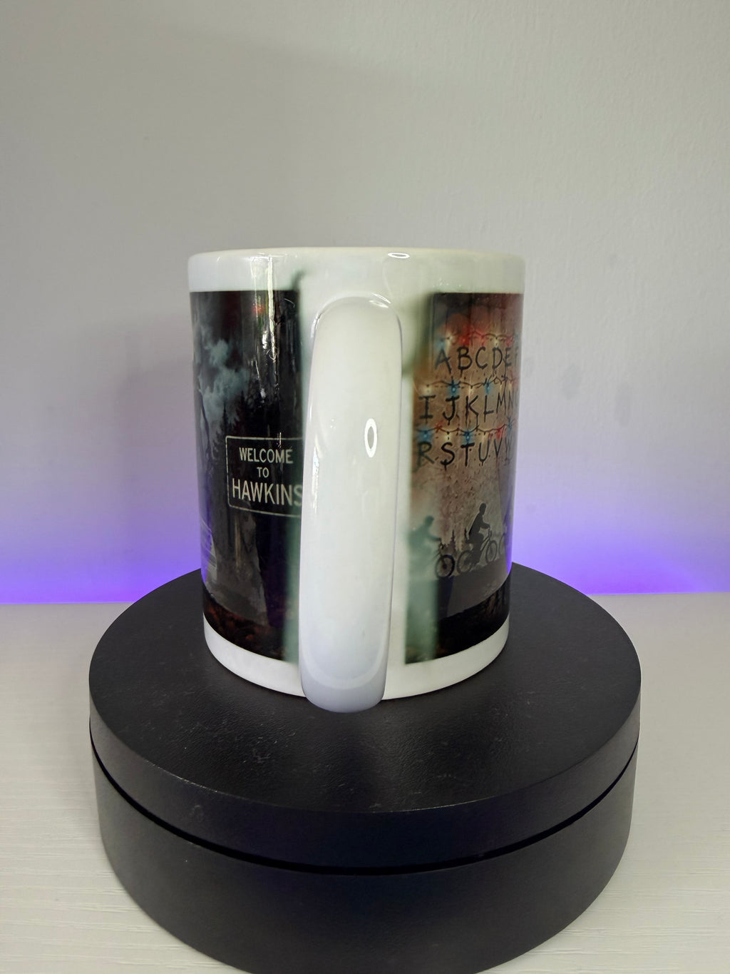 Stranger things sublimated mug damaged!