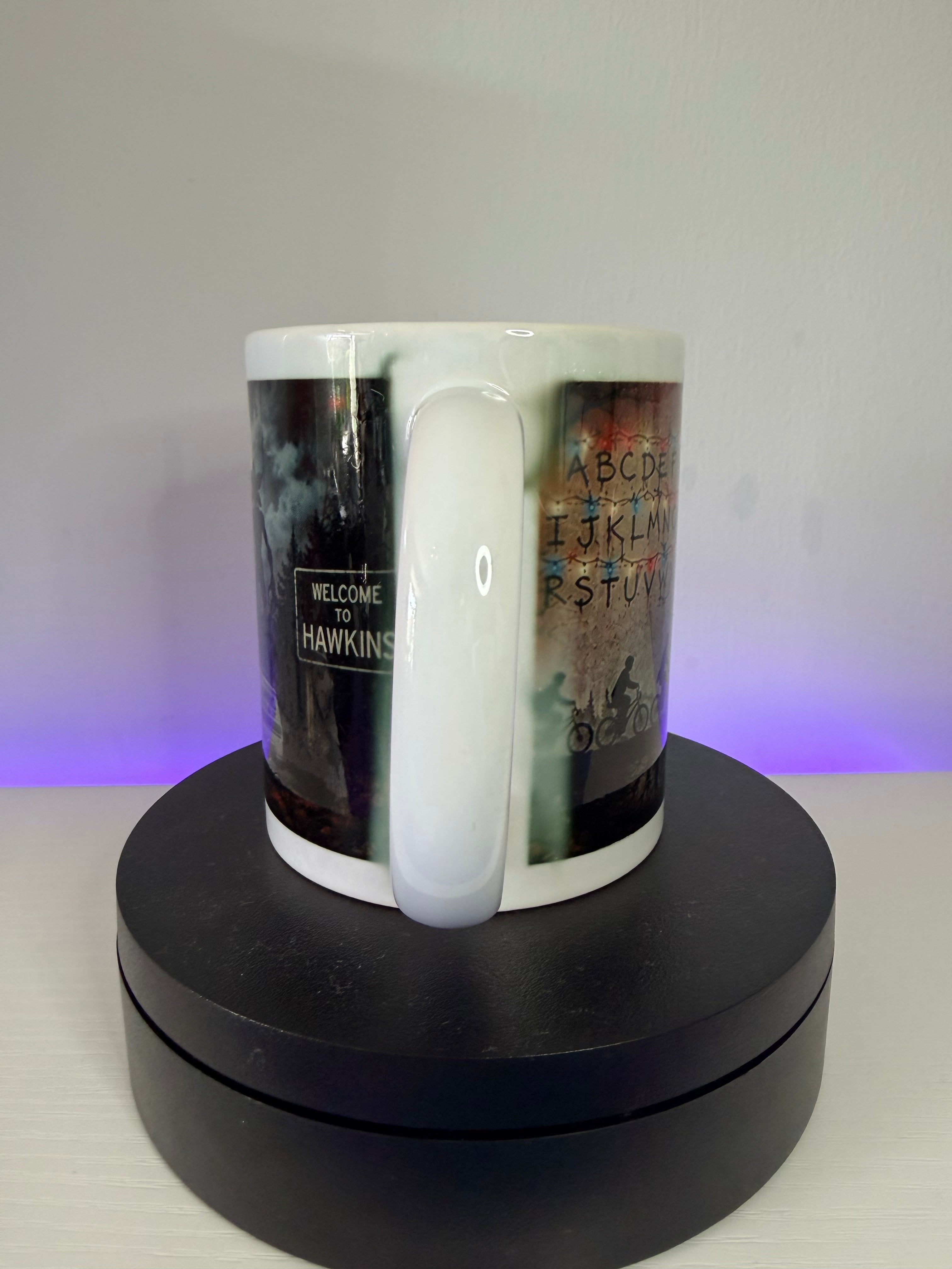 Stranger things sublimated mug damaged!