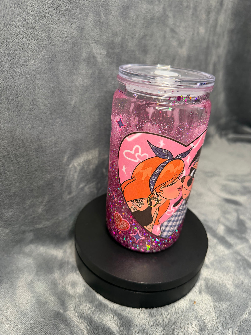 16oz snowglobe tumbler