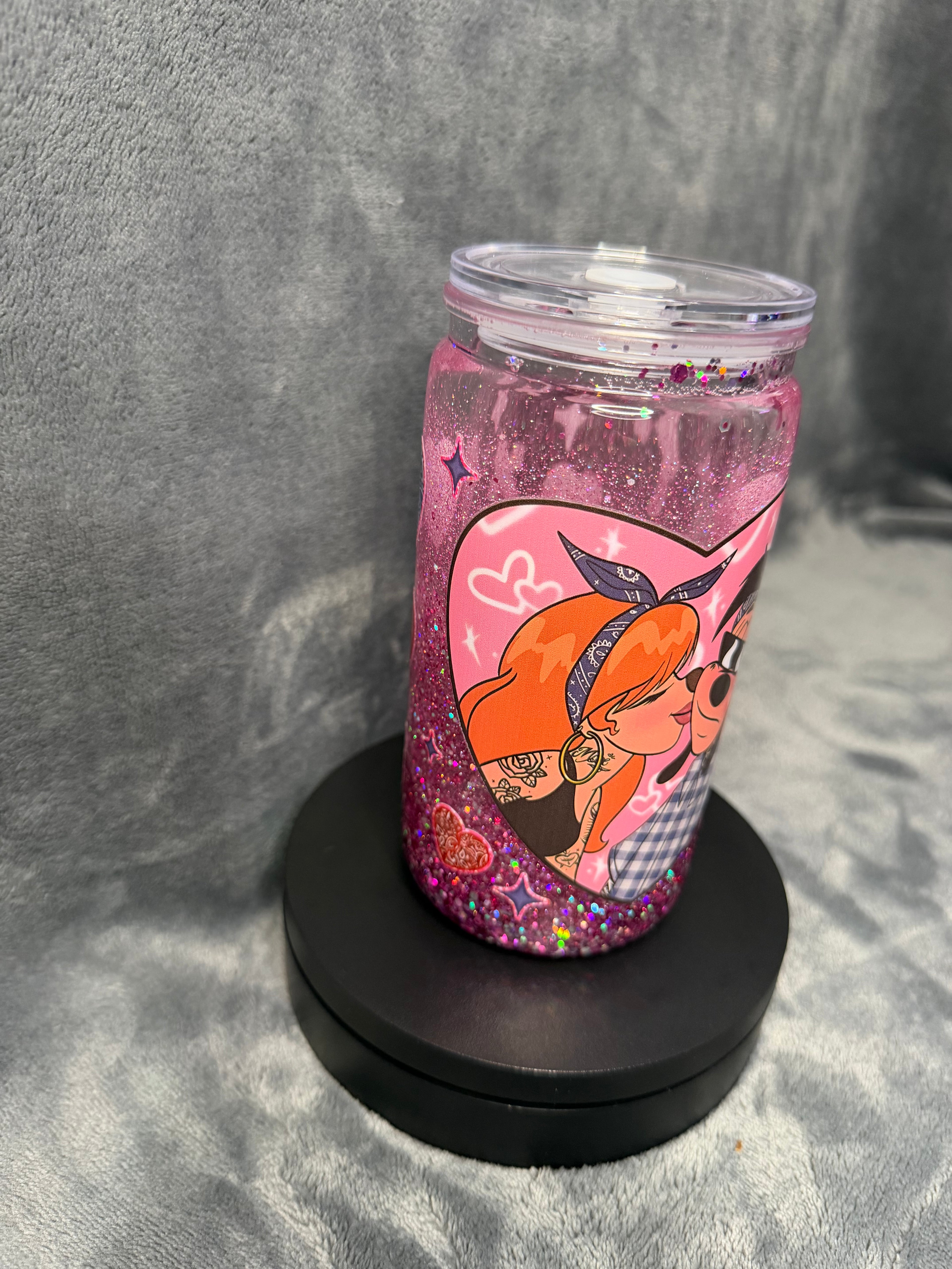 16oz snowglobe tumbler