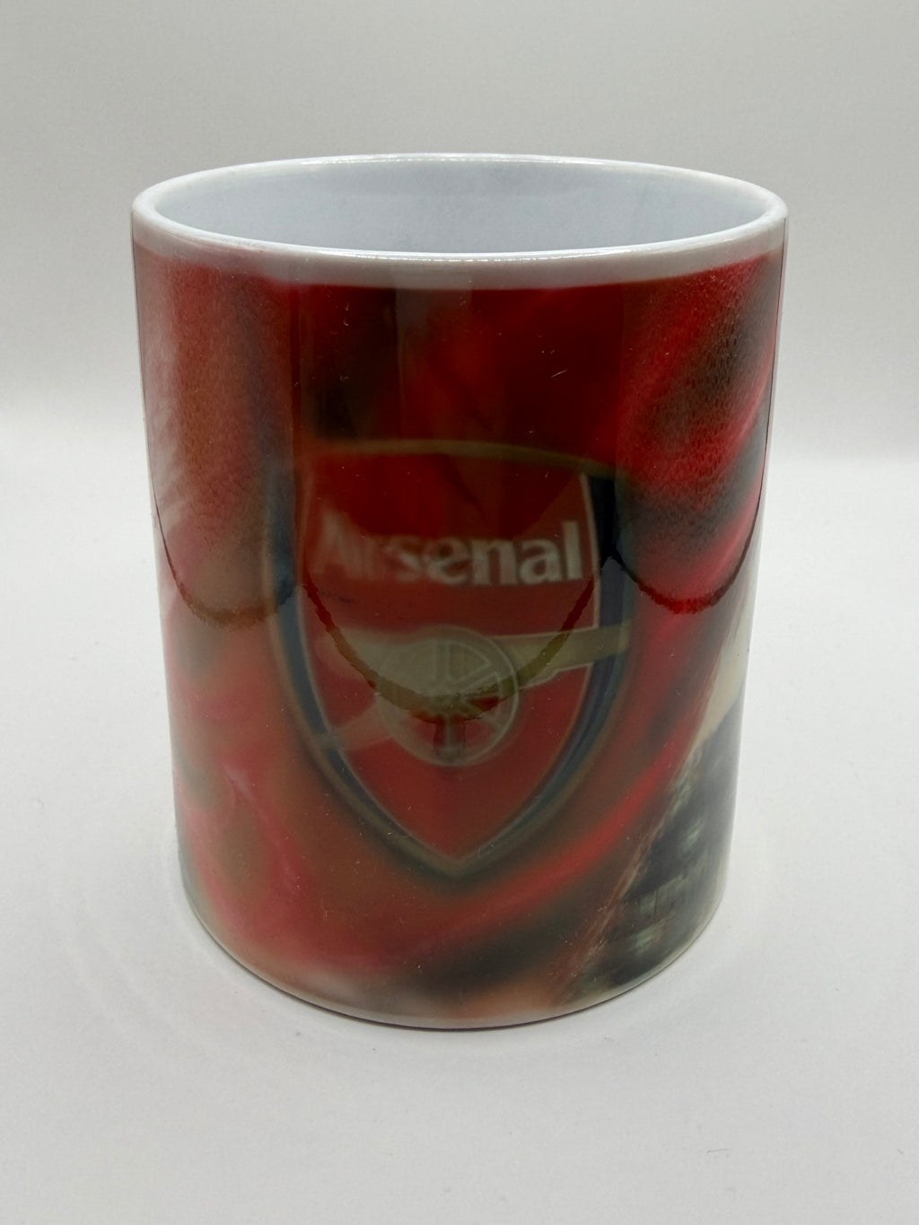 Arsenal mug damaged