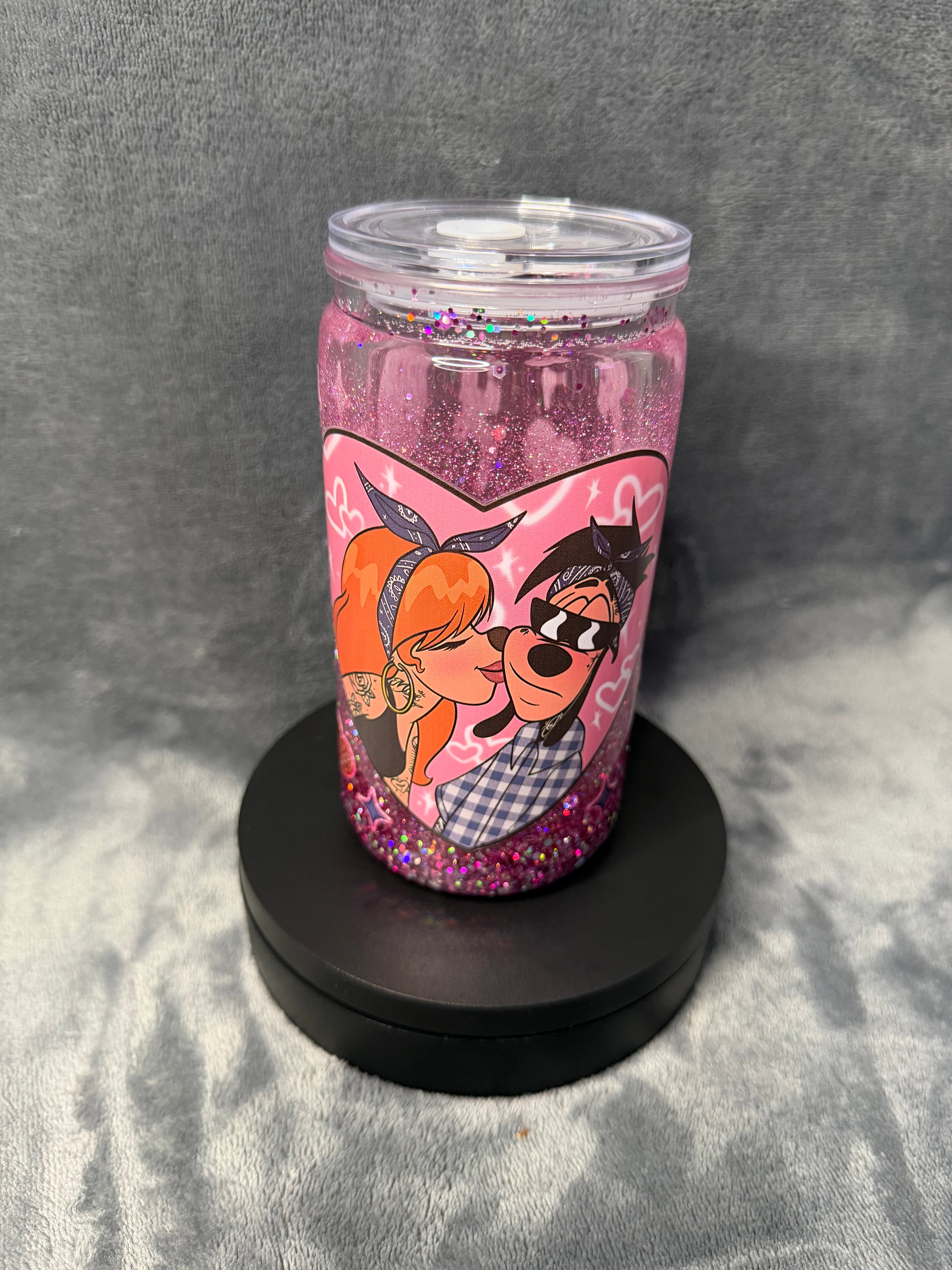 16oz snowglobe tumbler