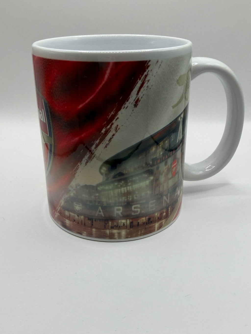 Arsenal mug damaged
